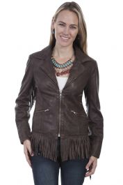 Scully Womens Leatherwear by Fringe Leather Jacket L221 