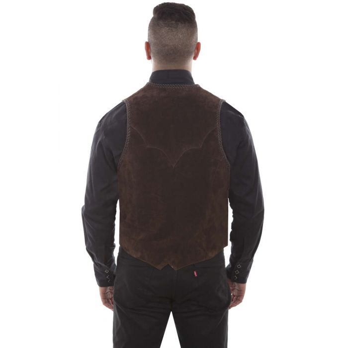 HANDLACED CONCHO VEST • 1014 - Vests - Mens Apparel