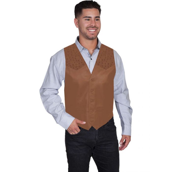 OSTRICH TRIM VEST 607