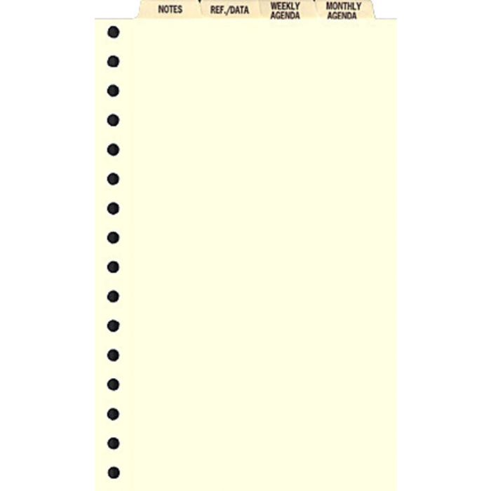 16 Rng 3 Div Top Tab 8x5 Eos 80 Loose Leaf