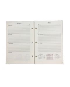 3 RING WEEKLY 5 1/2 X 8 1/2 • 3RE01