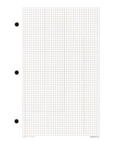 3RNG GRAPH PAPER 8 1/2 X 5 1/2 • 3RE-10