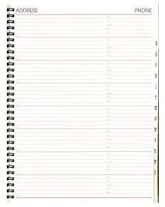 TEL/ADDR A-Z INDEX 8 1/2 X 11 • 494T