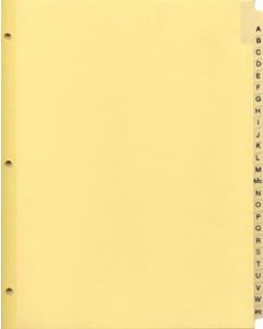 A-Z DIV TABS 8 1/2 X 11 • 494TB