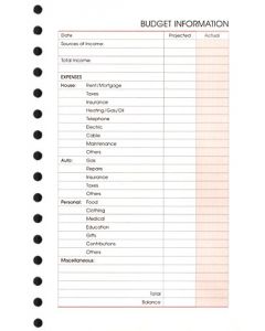 16 RNG BUDGET INFO 8X5 30PK • EOS-28